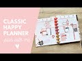 Plan with Me - Yay Seasons Lined Vertical Happy Planner - January 4th- January 10th