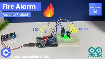 🔥 Flame Sensor with Buzzer & LED💡 Arduino UNO Fire Alarm Project