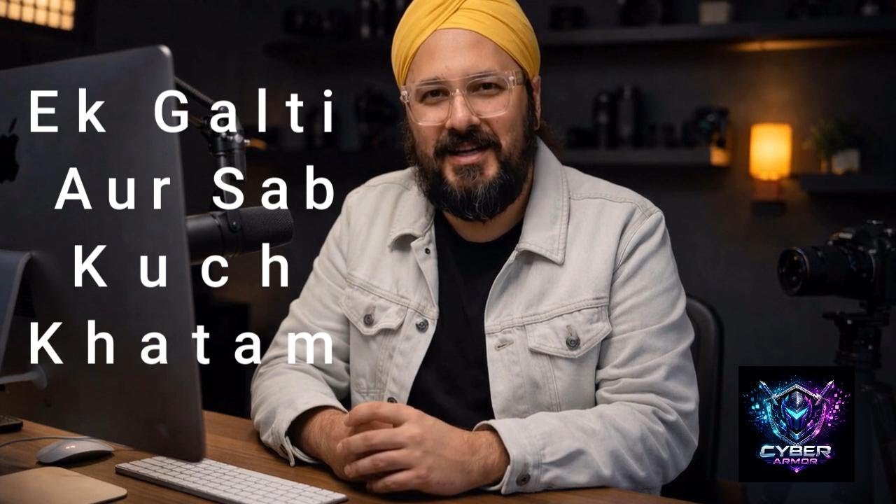 Cybersecurity | Ek Galti Aur Sab Kuch Khatam! | Awareness | Information Security | Hacking |Safety