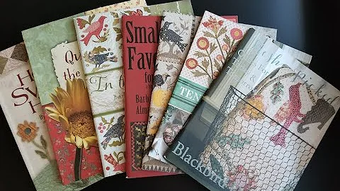 Blackbird Designs Quilt Along and book flip-through