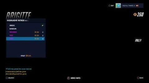 Overwatch Brigitte Highlight Intros
