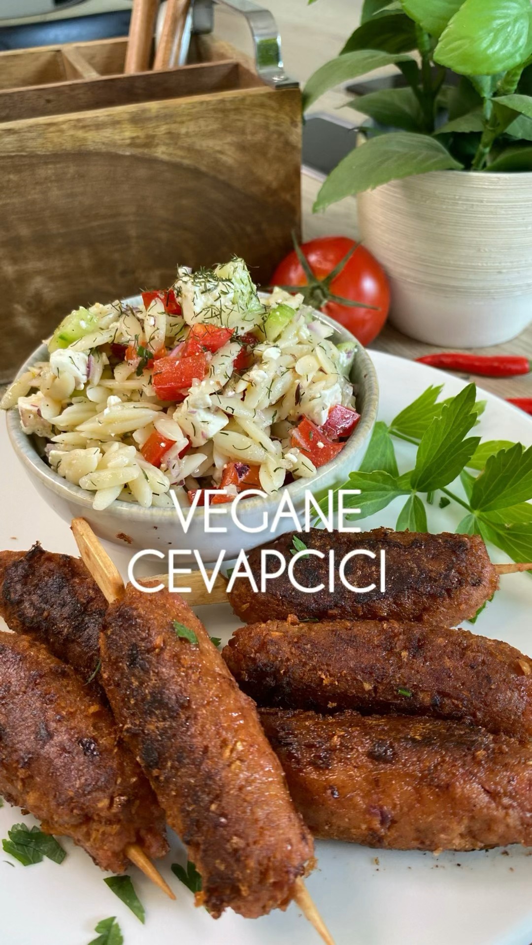 Selbstgemachte vegane Cevapcici🌱 schnell gemacht und so lecker # ...