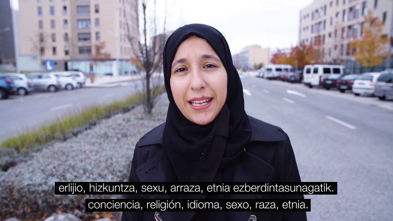 Día Internacional de los DDHH 2018 Giza Eskubideen Nazioarteko Eguna.