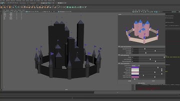 maya python castle generator