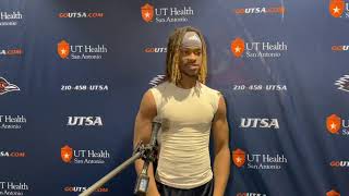 UTSA WR Joshua Cephus Post Practice Interview 9.15.21