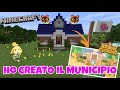 COSTRUISCO IL MUNICIPIO DI ANIMAL CROSSING NEW HORIZONS SU MINECRAFT 🤩