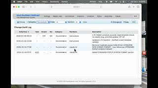 Video 5: Change Control and Audit Log