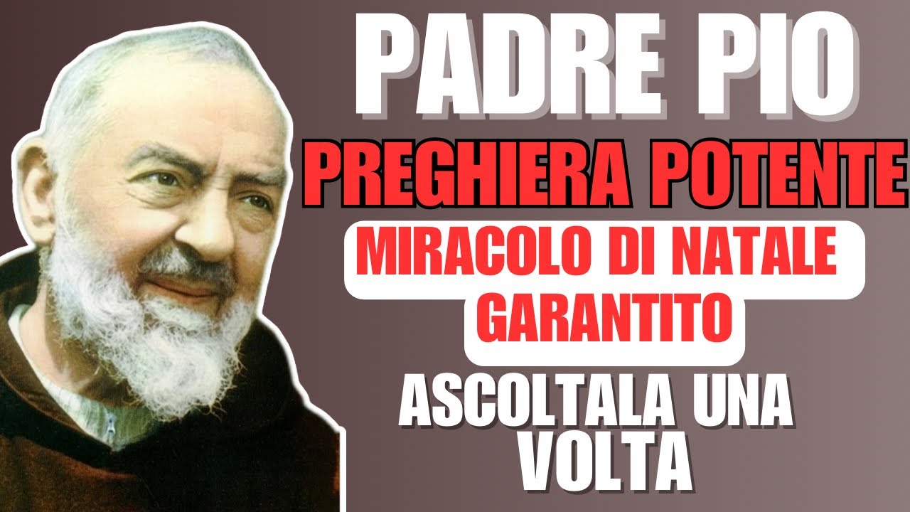 Natale con Padre Pio: Una Preghiera per Ricevere la Luce di Cristo 🌟🎄