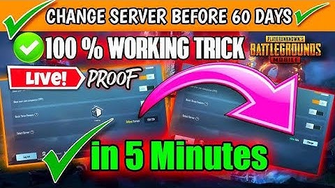 HOW TO CHANGE SERVER IN PUBG MOBILE 🔥 HOW TO FIX SERVER LOCK IN PUBG MOBILE 🔥 CHANGE SERVER PUBG