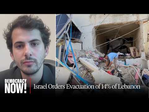 Thumbnail for Israel Expands War on Lebanon, Orders Evacuation of 14% of Country