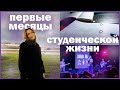 первые впечатления от учебы в универе, быт, концерт Перемотки