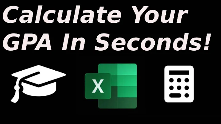How to Calculate Your GPA in Excel | Step-by-Step Student Guide