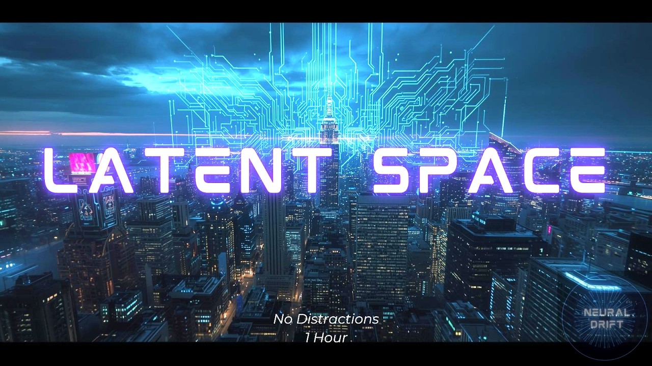 Latent Space | Driving Cyberpunk Focus Music | 1 Hour