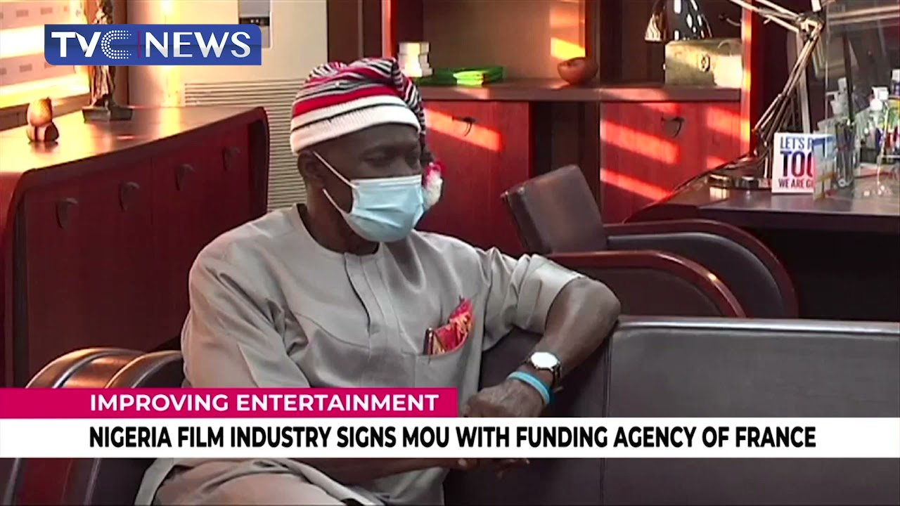 Nigeria Film Industry signs MoU with French funding agency, with the Nigerian Film Corporation managing director discussing international partnerships