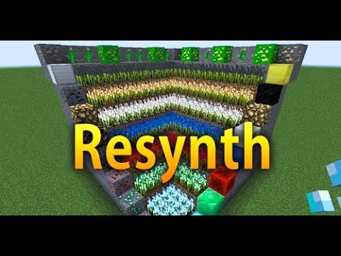 Гайд по моду Resynth. (мод на выращивание руд)