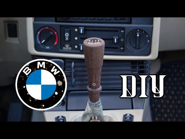 Racing Dynamics Weighted Shift Knob – Leather – Black – Fits BMW E28 E30 E32 E34 E36 Z3 E38 E46 Z4