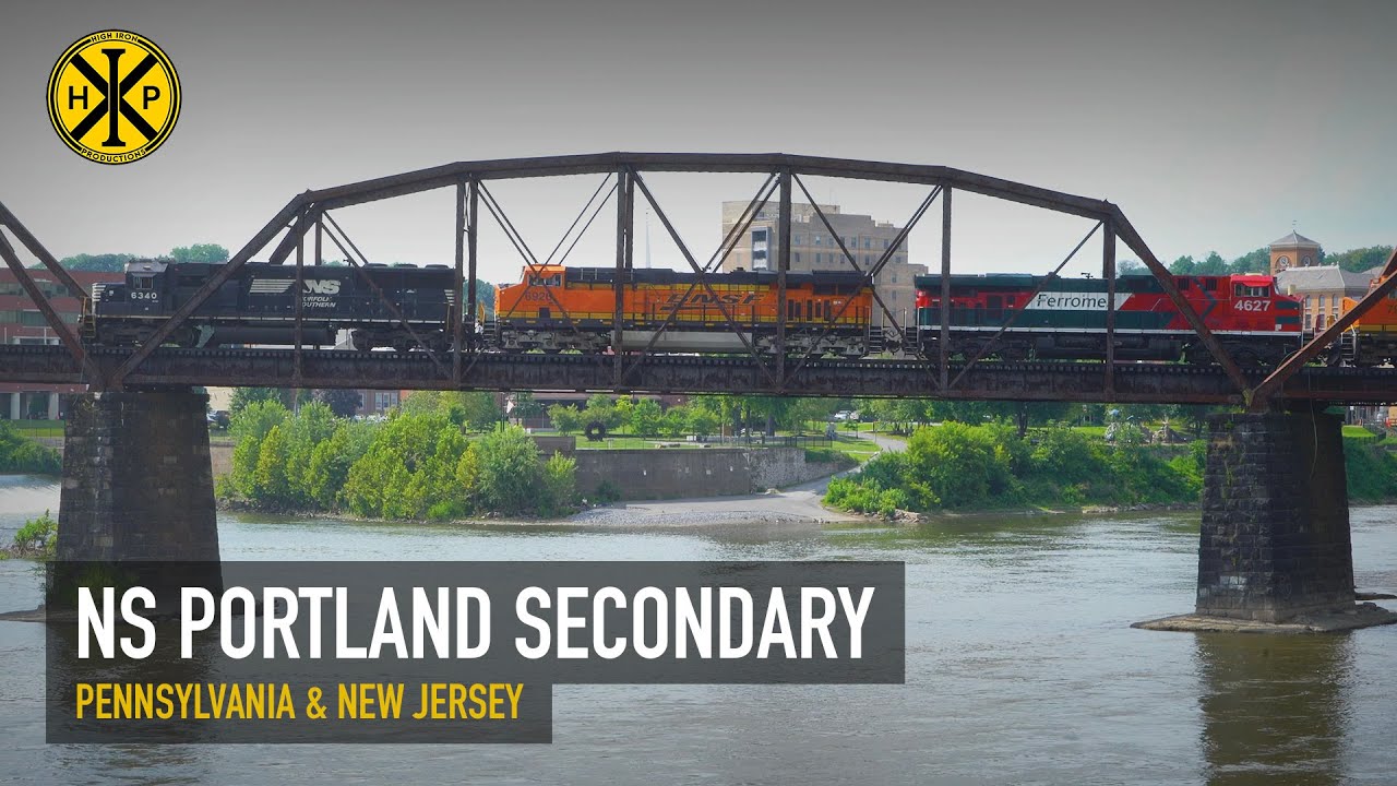 BNSF Grain Train on the NS Portland Secondary - YouTube