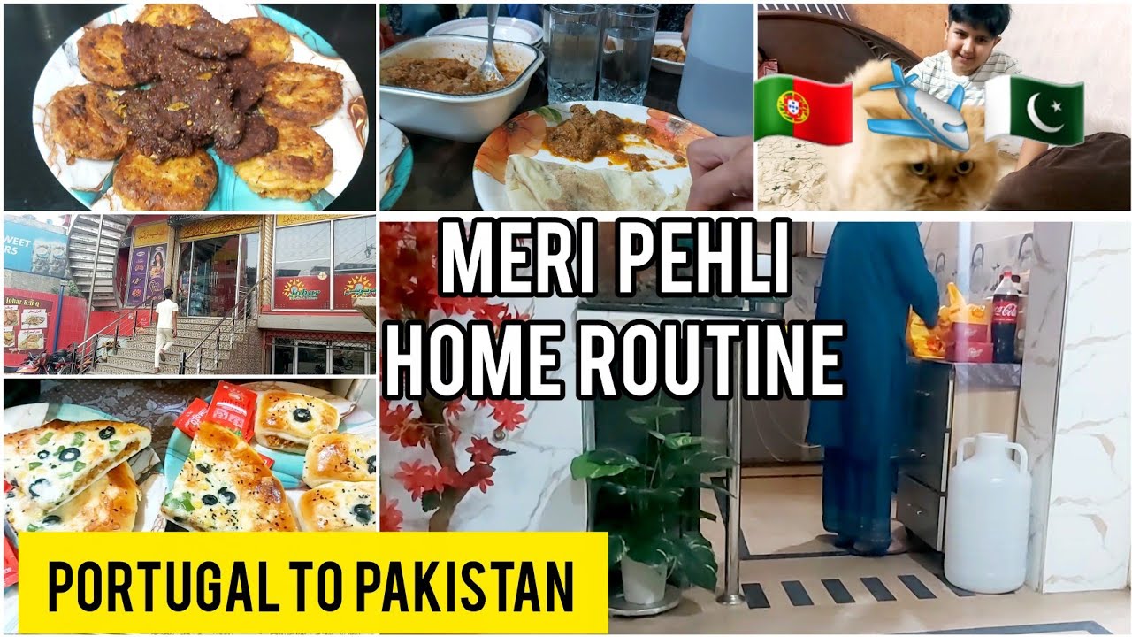 Portugal Vs Pakistani Daily Routine | Life in Pakistan.