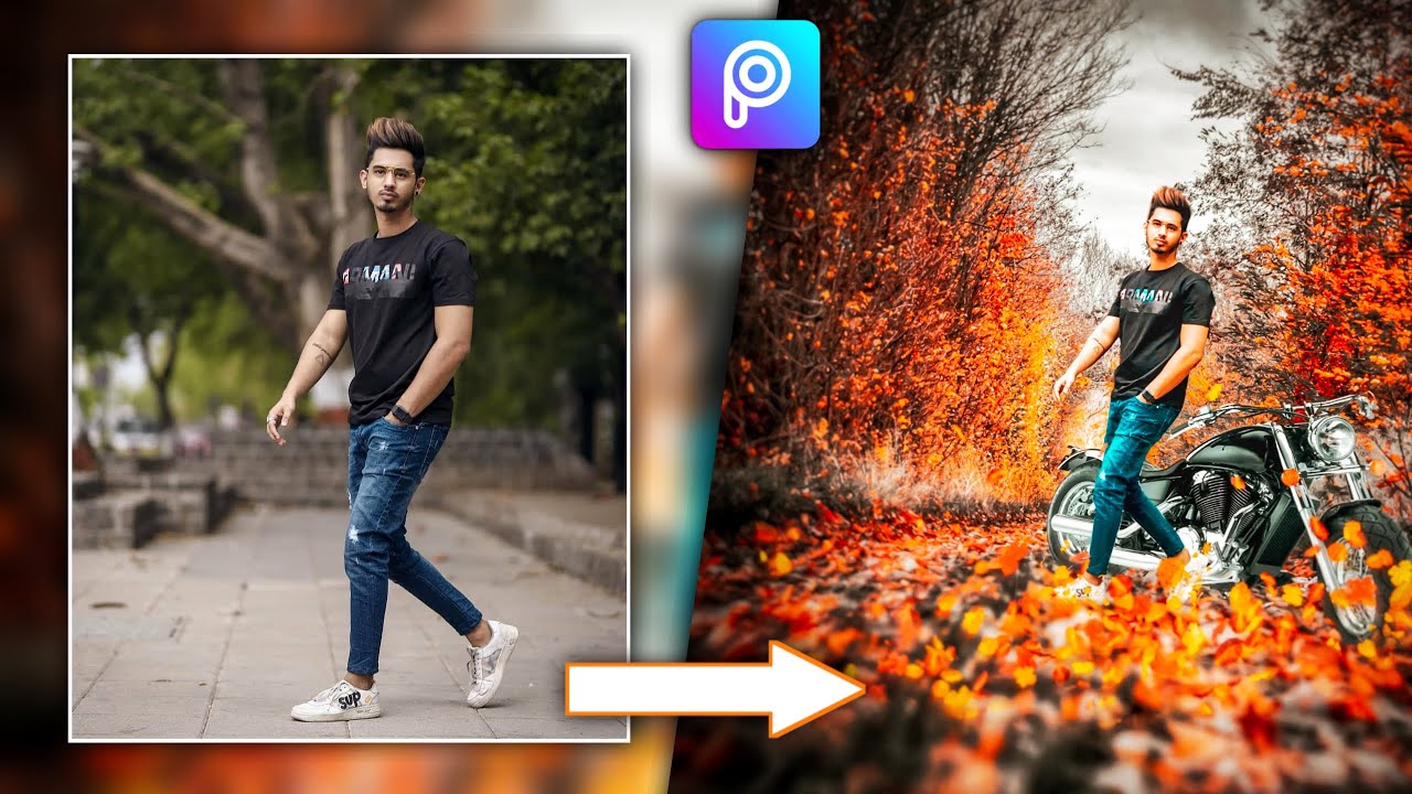 PicsArt _ How to change Picture Background in Mobile Best Editing by