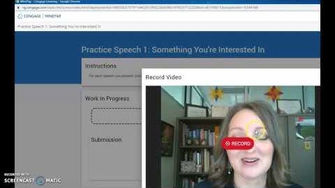 Speech 1 practice video and outline rough draft extension. How to record your practice video