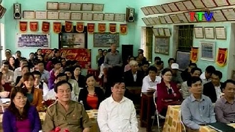 Lấy ý kiến tín nhiệm của cử tri nơi cư trú đối với ứng cử viên ĐBHĐND các cấp tại huyện Cẩm Thủy