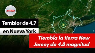 Temblor inusual agitó la costa este de EE.UU. desde Maryland hasta Maine