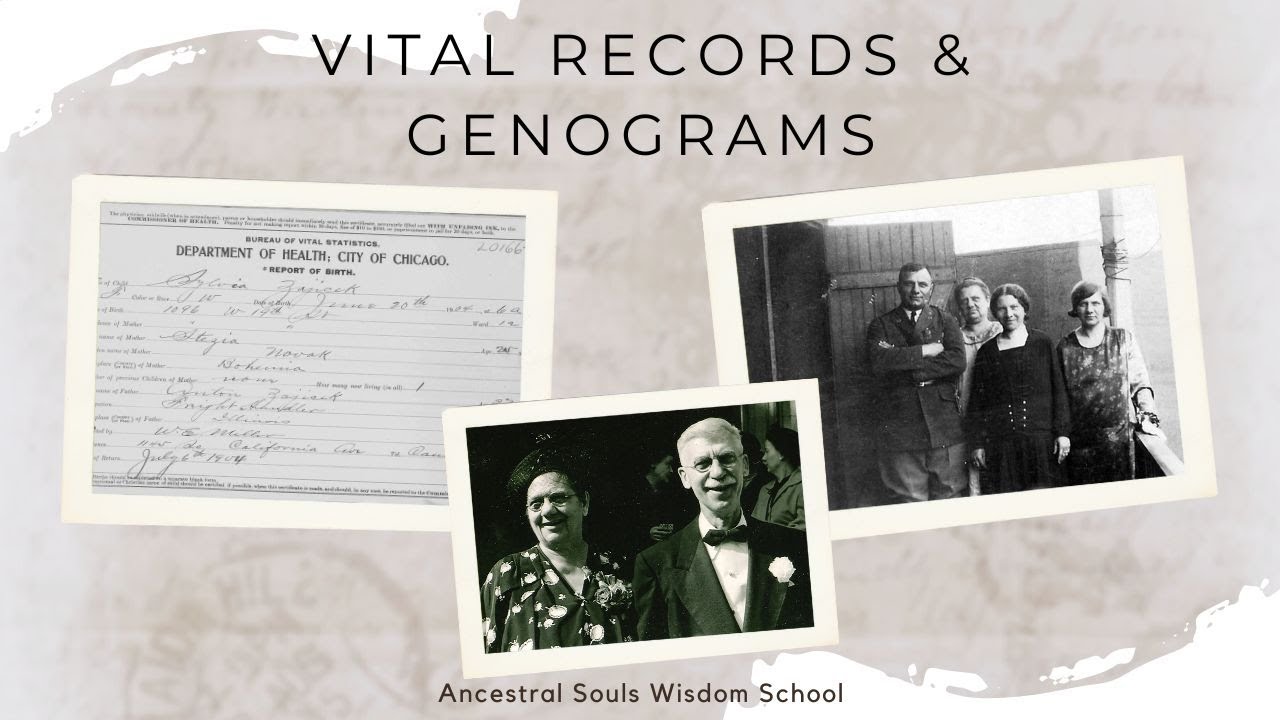Vital Records, Family Patterns & Genograms - YouTube