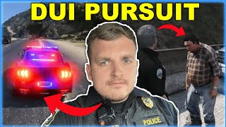 OFFICER MESSER Gets in a PURSUIT with a DRUNK GUY! | Real Cop Plays GTA V RP