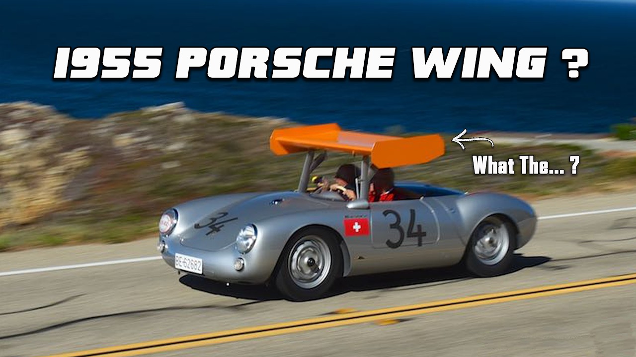 1955 Porsche 550 - First race car with a wing