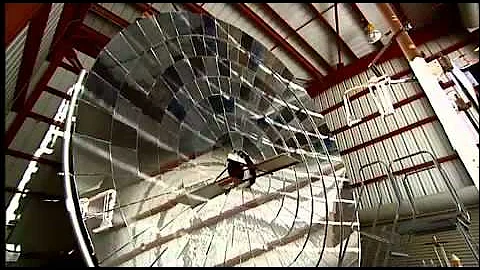 Using sunlight to melt steel