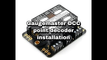 Gaugemaster DCC32 installation and testing