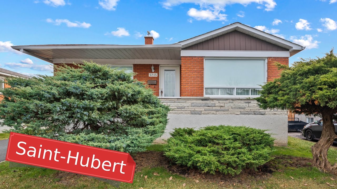 Maison à vendre House for sale SaintHubert 399 000 5245 rue