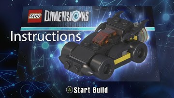 LEGO Dimensions Batmobile Instructions