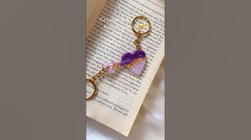 Couple keychain #shortsyoutube #shortsfeed #art #resinart #5minitcrafts