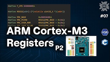 Bare-Metal Embedded Systems (AVR & ARM) in C & Assembly – Arm Cortex-M3  Registers and Addresses p2