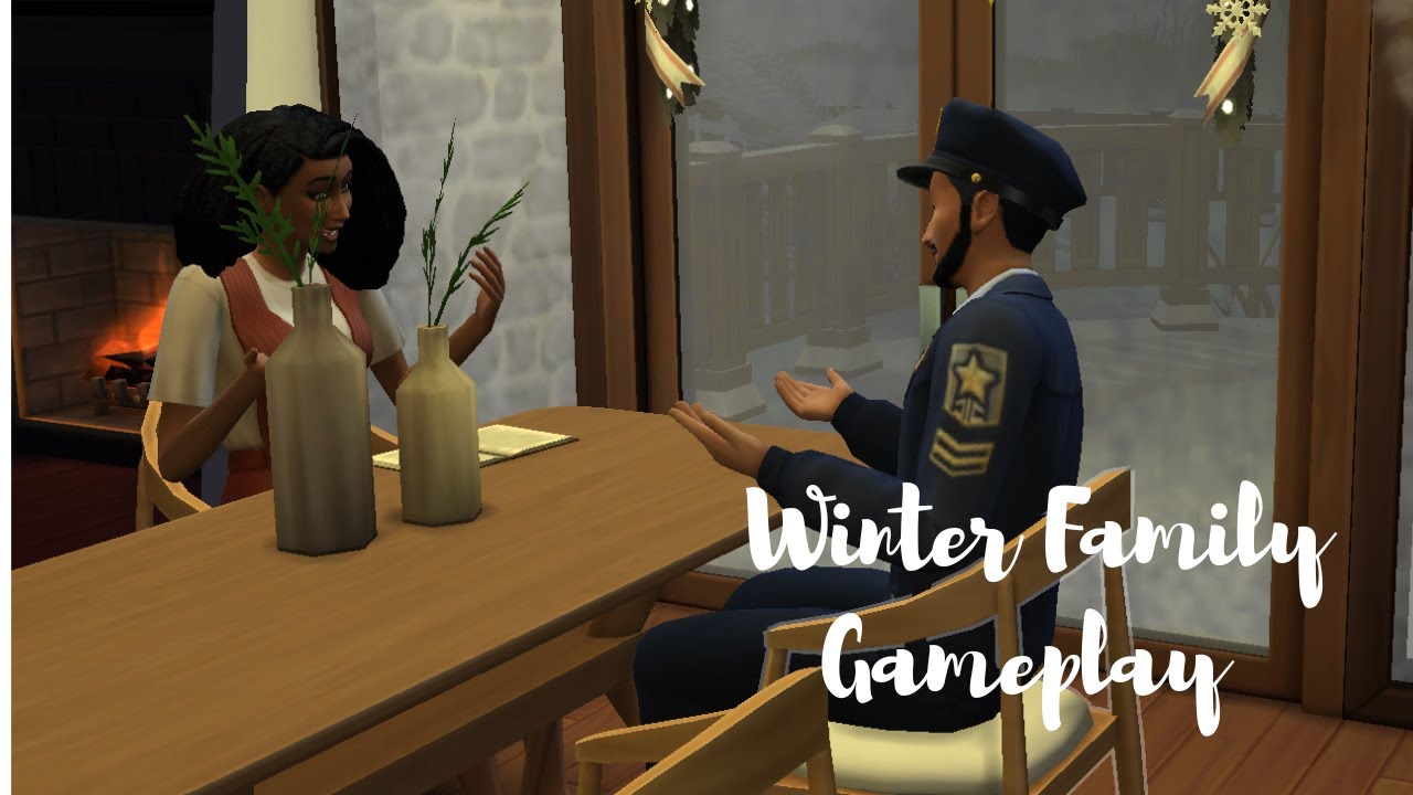 Sims 4  Cozy Winter Family Gameplay (No Commentary)