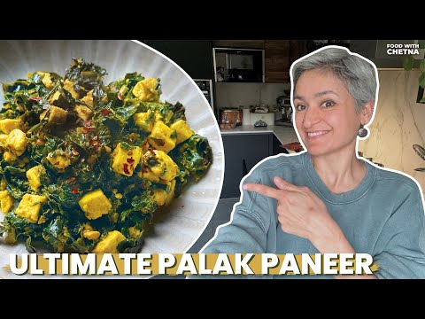 A new way to cook PALAK PANEER - healthy vegetarian spinach cheese!