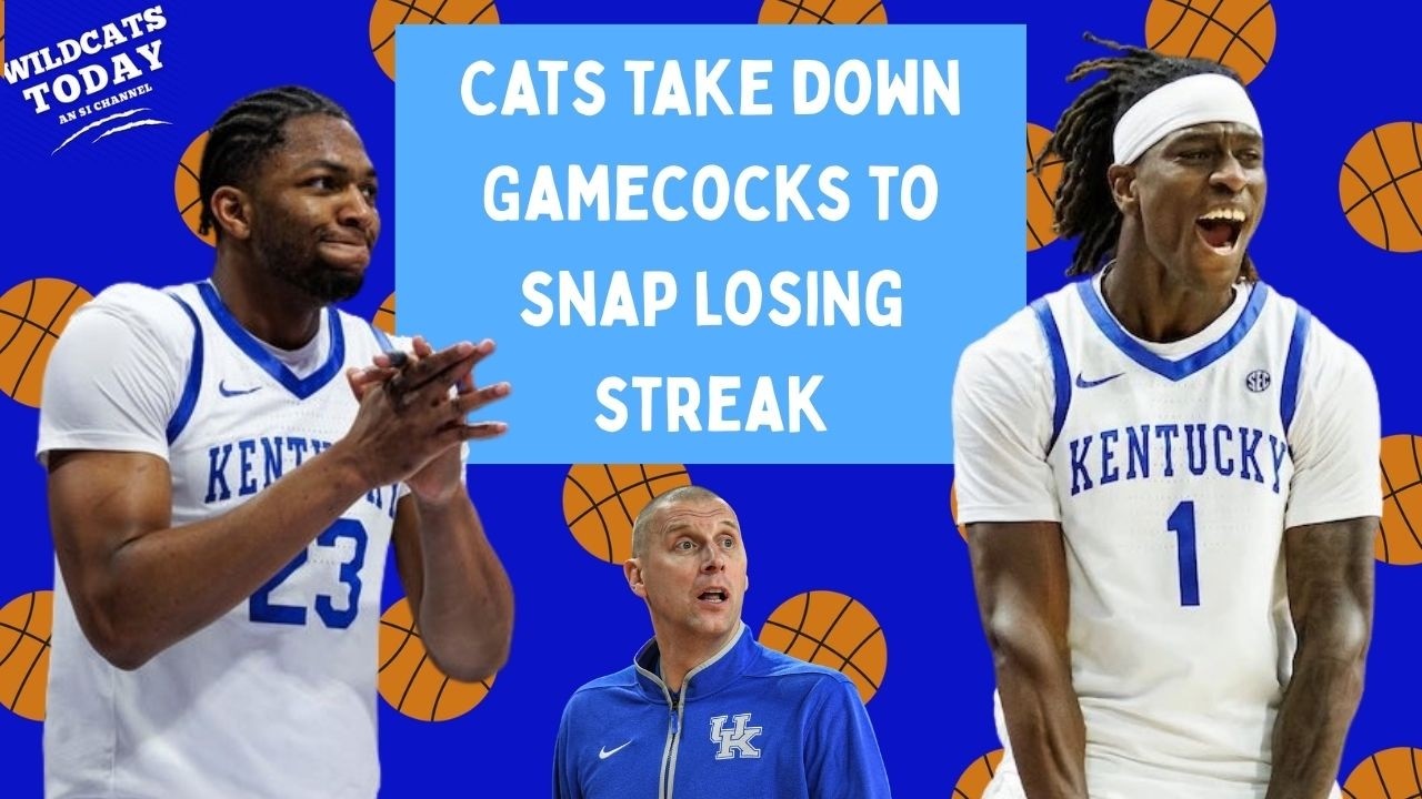 Kentucky SNAPS the losing streak with a road win over South Carolina