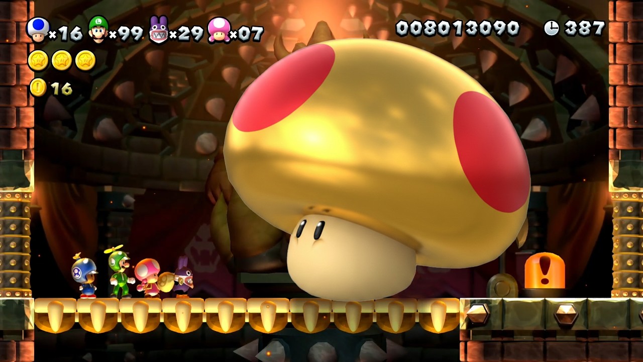 New Super Mario Bros. U Deluxe – 4 Players Coin Battle Went Too Far!