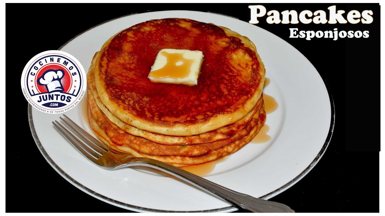 Como hacer esponjosos y deliciosos pancakes YouTube