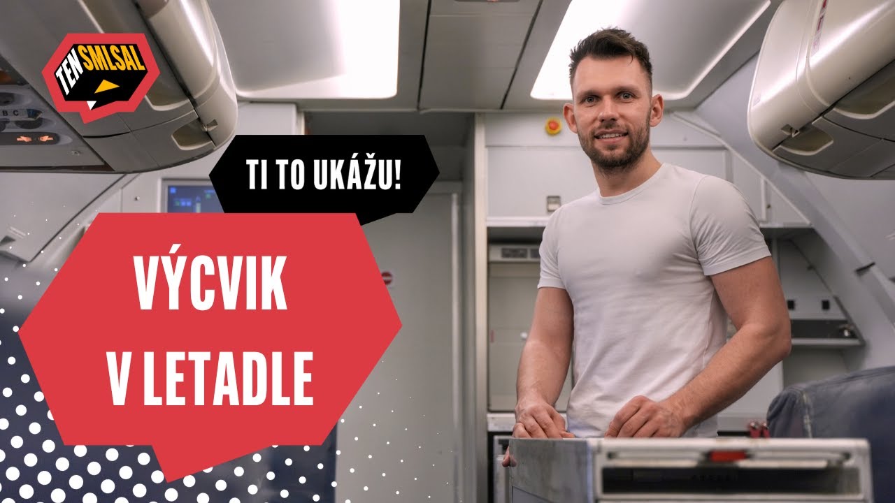 Takto cvičí stevardy a letušky v Česku: Občerstvení, požár, skluz z letadla!
