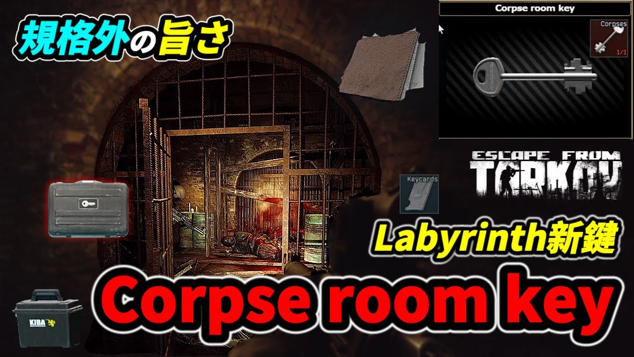 【タルコフ】新マップの新鍵Corpse room keyが規格外に旨過ぎた【解説】＃EFT #Tarkov - YouTube