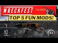 Wreckfest PC TOP 5 fun mods! with GAMEPLAY