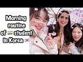 STUDENT MORNING ROUTINE IN KOREA (video in Hindi)