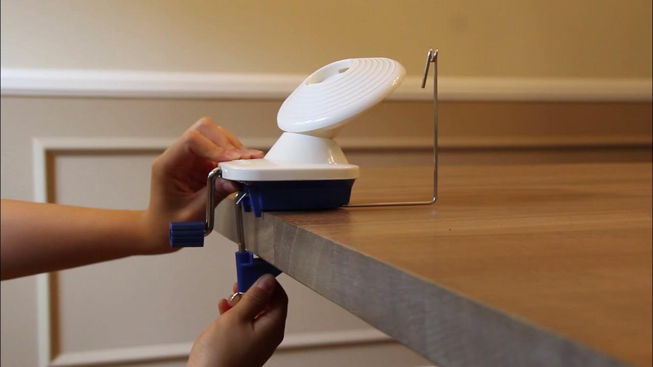 How to Use Amish Style Yarn Swift and Yarn Ball Winder YBWA YouTube