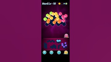 Block ! Hexa Puzzle ~ Regular A block 3 to 6 levels _ level - 10