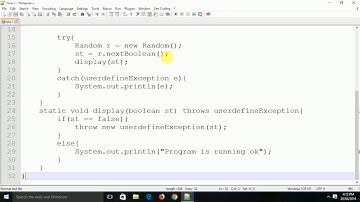 User define Exception in java hindi 36