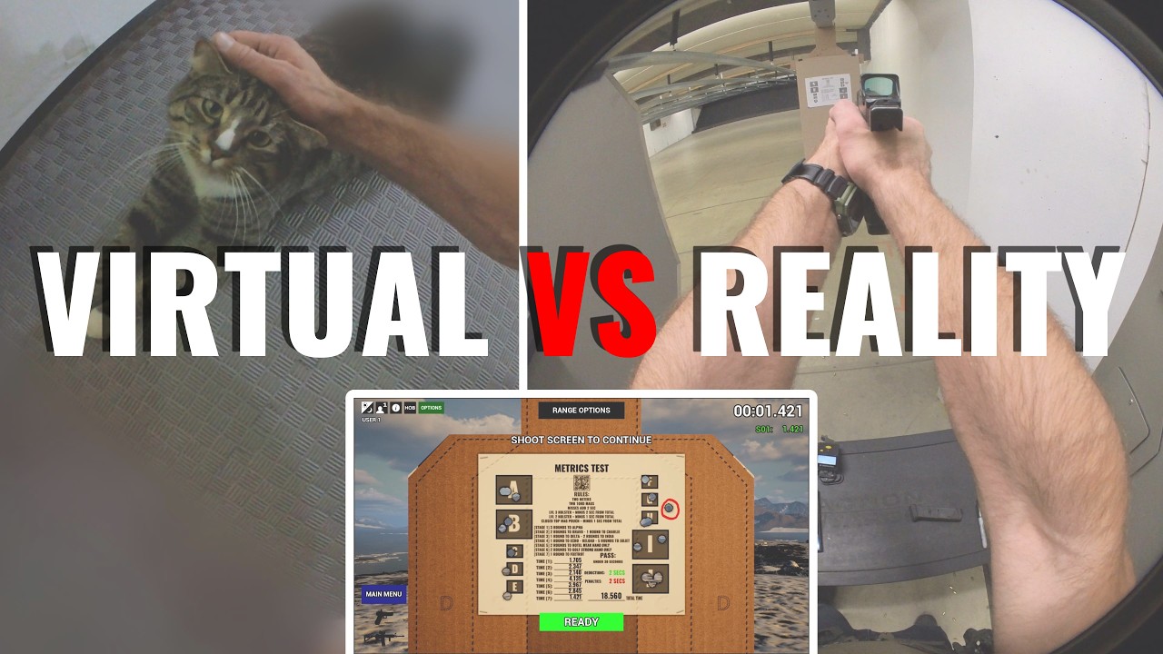 Virtual Shooting Simulator versus REALITY