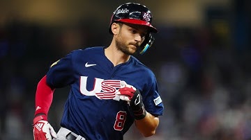 W.B.C. 2023 Championship Game: Trea Turner Home Run (World Feed Version & FS1 Version)