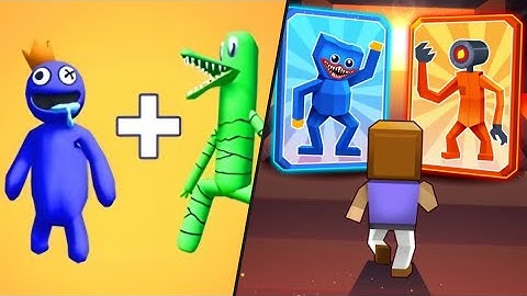 Merge Rainbow 3D Run | Monster Run Battle Squad / All Level Gameplay: Android,iOS - New APK Update